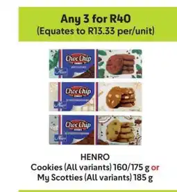Makro HENRO Cookies or My Scotties offer
