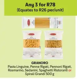 Makro GRANORO Pasta offer