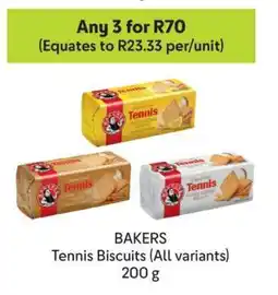 Makro BAKERS Tennis Biscuits (All variants) offer
