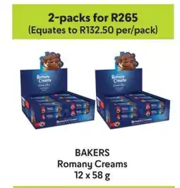 Makro Bakers Romany Creams offer
