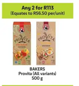 Makro BAKERS ProVita (All variants) offer