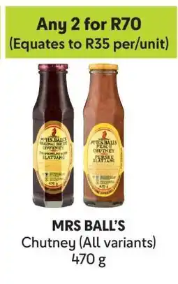 Makro MRS BALL'S CHUTNEY offer