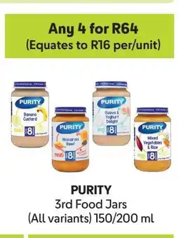 Makro PURITY 3rd Food Jars offer