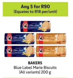Makro Bakers Blue Label Marie Biscuits offer
