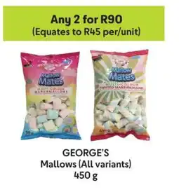 Makro GEORGE’S Mallows (All variants) offer