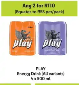 Makro PLAY Energy Drink (All variants) offer