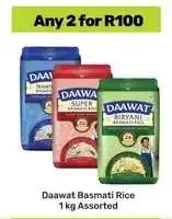 Game Daawat Basmati Rice 1 kg Assorted offer