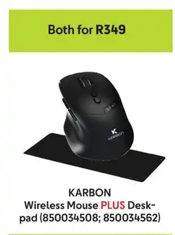 Makro KARBON Wireless Mouse PLUS Desk-pad offer