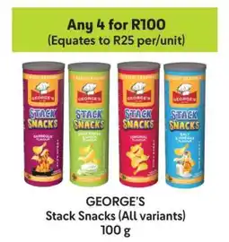 Makro GEORGE’S Stack Snacks (All variants) offer