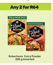 Game Robertsons Curry Powder 200 g Assorted offer