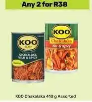 Game KOO Chakalaka 410 g Assorted offer