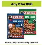 Game Knorrox Soya Mince 400 g Assorted offer