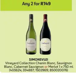 Makro SIMONSVLEI Vineyard Collection offer