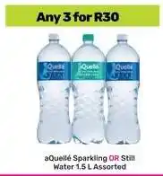 Game aQuellé Sparkling OR Still Water 1.5 L Assorted offer
