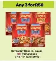 Game Royco Dry Cook-in-Sauce OR Pasta Sauce offer