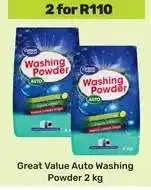 Game Great Value Auto Washing Powder 2 kg offer
