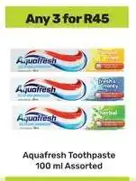 Game Aquafresh Toothpaste 100 ml Assorted offer