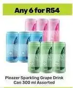 Game Pleazer Sparkling Grape Drink Can 300 ml Assorted offer