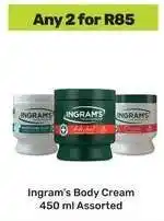 Game Ingram's Body Cream offer