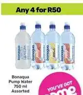 Game Bonaqua Pump Water offer