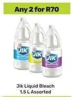 Game Jik Liquid Bleach 1.5 L Assorted offer