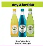 Game Rose's Cordials offer