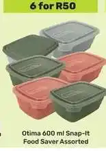Game Otima 600 ml Snap-It Food Saver Assorted offer