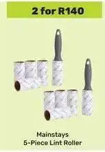 Game Mainstays 5-Piece Lint Roller offer