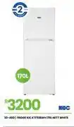 Fair Price KIC 170L Nett White Fridge KTF518WH 20-400 offer
