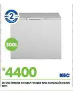 Fair Price KIC 300L WHT Deep Fridge/Freezer KC0030A/KCG305 20-263 offer