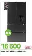 Fair Price Defy 492L Door Fridge DFF440 20-579 offer