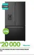 Fair Price Hisense 575L SxS Multi Door Fridge/Freezer 20-581 offer