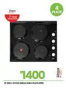 Fair Price Univa 4 Plate Hob Stove B156 21-602 offer
