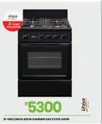 Fair Price Univa 60cm 4 Burner Gas Stove UG016 21-550 offer