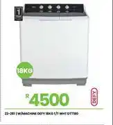 Fair Price Defy 18Kg T/T WHT W/Machine DTT180 22-281 offer