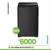 Fair Price Hisense 16Kg T/L W/Machine WT3W1622UT 22-354 offer