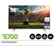 Fair Price Toshiba 58 QLED 4K Smart TV 23-834 offer