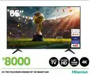 Fair Price Hisense 65 UHD 4K Smart Telvision 23-722 offer