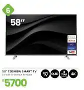 Fair Price Toshiba 58 QLED Smart TV 23-834 offer