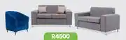 Fair Price Lola Collection Tub Chair Plus 2 x 2 Seater Sofas-For All offer