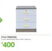 Fair Price Rome Pedestal 495 x 400 x 450mm 8-497 offer