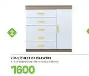 Fair Price Rome Chest Of Drawers 1197 x 1200 x 400mm 4-044 offer