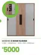 Fair Price Moreno 3 Door Sliding 1825 x 450 x 2160mm 1-282 offer