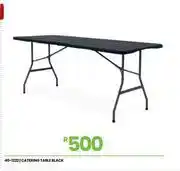Fair Price Black Catering Table 40-1222 offer