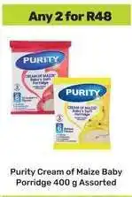 Game Purity Cream of Maize Baby Porridge 400 g Assorted offer