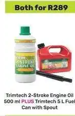 Game Trimtech 2-Stroke Engine Oil and Fuel Can offer