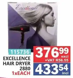 Arrow Cash And Carry Excellence hair dryer offer