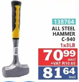 Arrow Cash And Carry All steel hammer offer