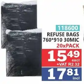 Arrow Cash And Carry Refuse bags offer