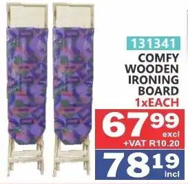 Arrow Cash And Carry Comfy wooden ironing board offer